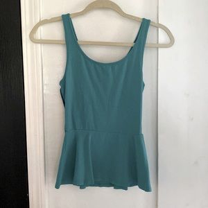 Gently Worn- Express Light Blue/Dark Blue Tank Top Size XS